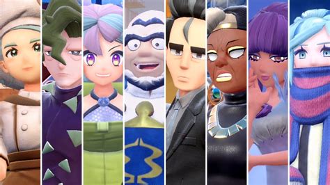 Scarlet/Violet Gym Leaders, Team Star Bosses & Elite Four